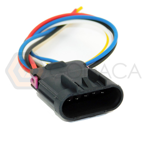 1x Connector male 5-way 5 pin for GM Chevrolet GT 150 MAF Mass air flow LS3 LS7
