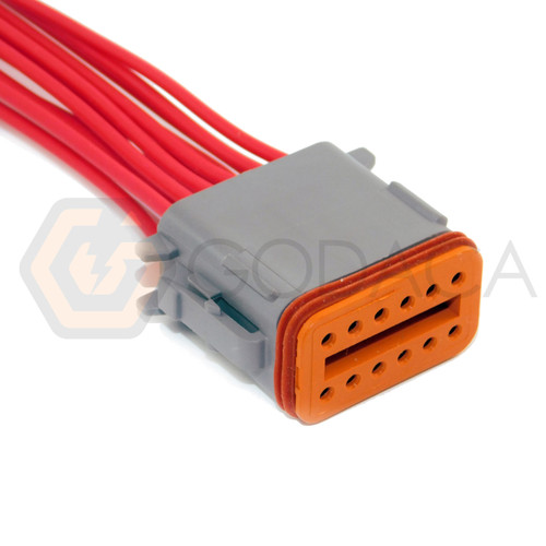 1x 12-way Connector Female DT Deutsch DT06-12SA