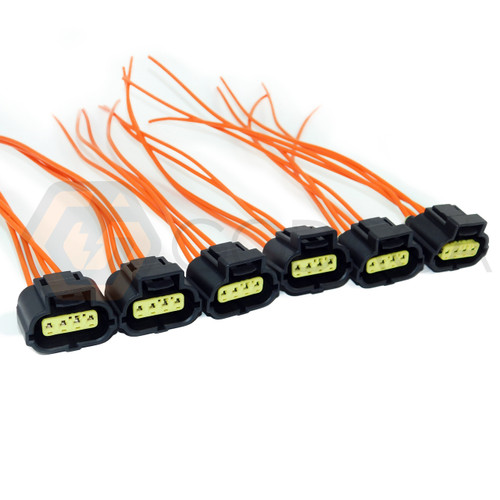 6x Connector 4-way for Toyota Throttle Position Sensor 90980-10711