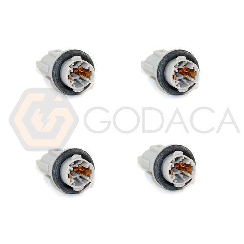 4x Socket Bulb side Light PigTail for Universal Auto Van Car Truck T10