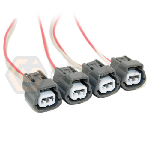 4x Connector 2 pin 2-way for Washer windshield Pump 28920-CA000