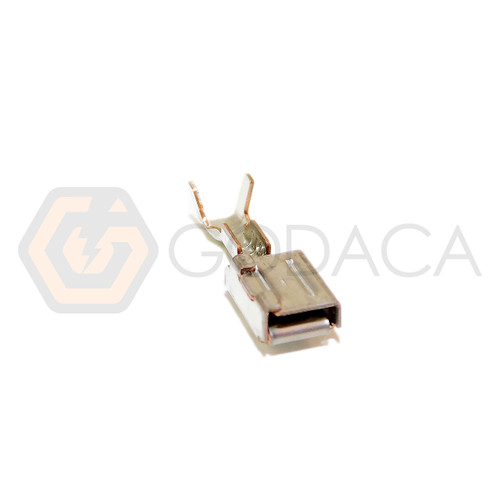 1x Terminal Contact F A:2.6 B:2.7 C:4.35 R D:4.5 E:5.1 F:2.1 L:19.8 CL:9.1 FL:8.9