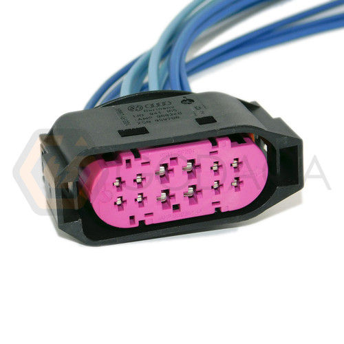 1x Connector 12-way 12 pin for Headlight 1J0 941 165