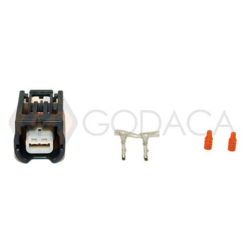 1x Connector 2-way for Honda Hood Latch 74120SNAA21 w/out wire