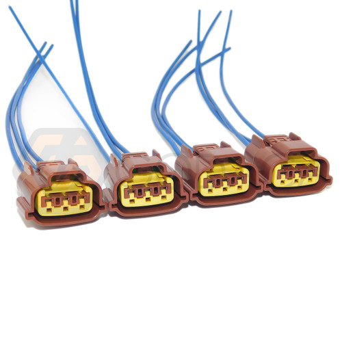 4x Connector 3 pin 3-way for Throttle Position Sensor TPS SR20DET