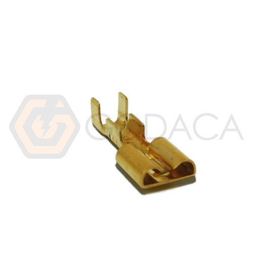 1x Terminal Contact F A:3.3 B:3.55 C:4.44 R D:4.8 E:4.15 F:2.5 L:18.8 CL:8.1 FL:7.51