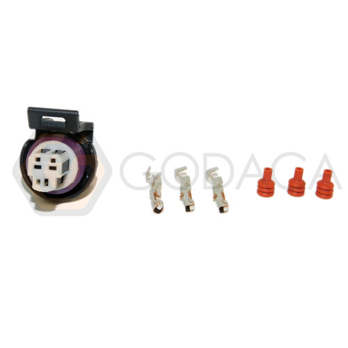 1x Connector 3-way for Oil Pressure Sensor WPT-1376 w/out wire