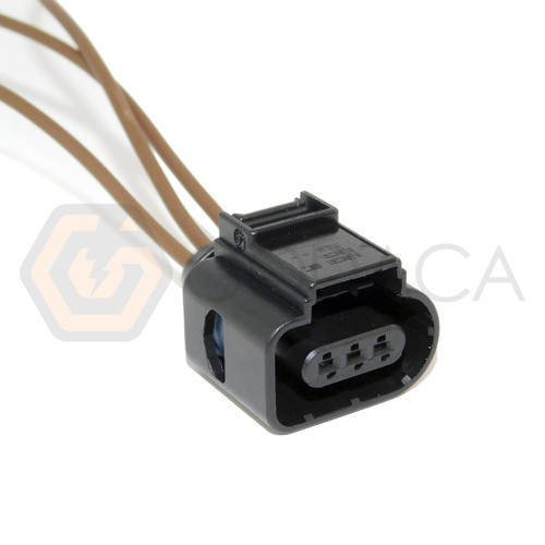 1x Connector 3 pin 3-way for Oil level sensor 8K0 973 703