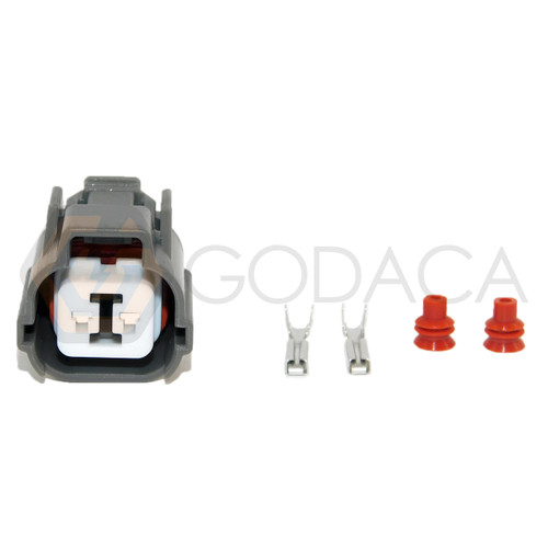 1x Connector 2-way 2 pin for ABS Speed Sensor PT1697 w/out wire