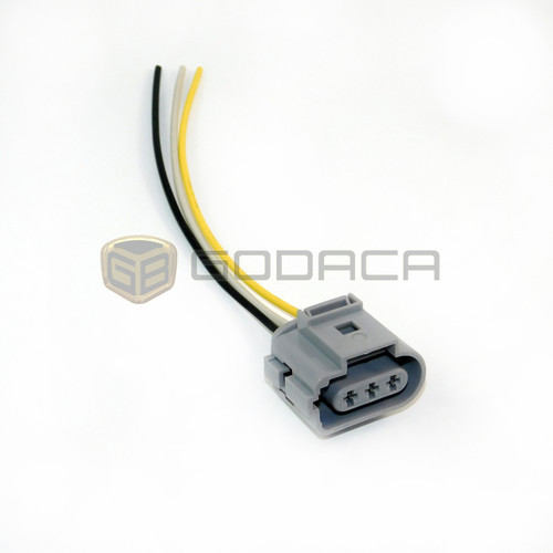 1x Connector 3-way 3 pin for Speed Sensor 1J0 973 723 G
