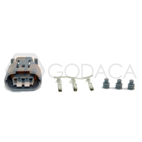 1x Connector 3-Way for Alternator 90980-11349 w/out wire