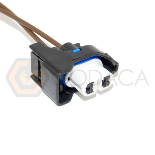 1x Connector 2-way for Fog light Lamp WPT-904