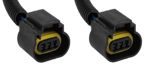 2X H13 9008 Wiring Harness Female Plug Headlight Pigtails Socket Connector 55W