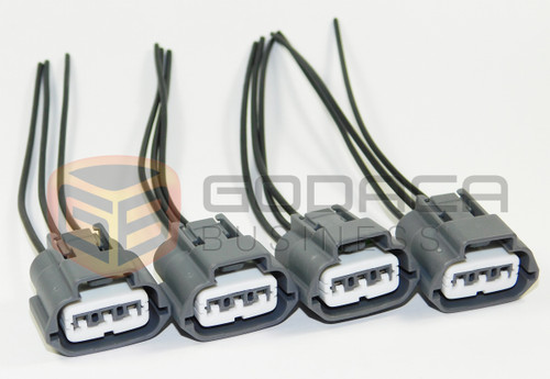 4x Connector 3-way for Mazda Ignition Coil UF540