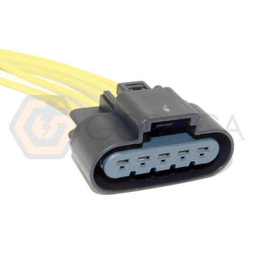 1x Connector 5-way for Headlamp PT2416