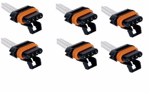 6x Connector 4-way 4 pin for O2 Sensor PT2691