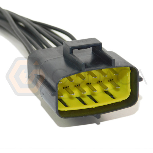 1x Male Connector 12-way 12 pin for Transmission Range Sensor WPT-996