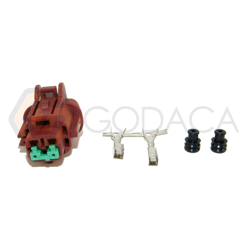 1x Connector 2 pin for Nissan ABS Wheel Speed Sensor 47901-EA002 w/out wire