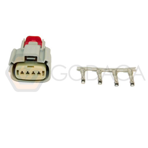 1x Connector 4-way for Ford Hatch Release WPT-1438 w/out wire