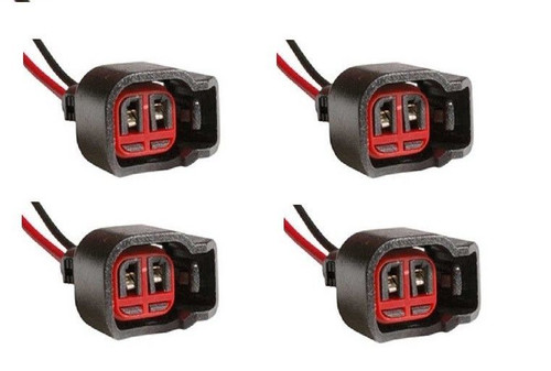 4x Connector 2-way for Chevrolet Fuel Injector PT1763