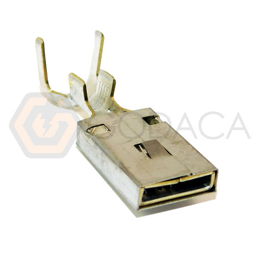 1x Terminal Contact F A:5.85 B:5.64 C:5 R D:11 E:10.5 F:2.6 L:36 CL:12.3 FL:18.8