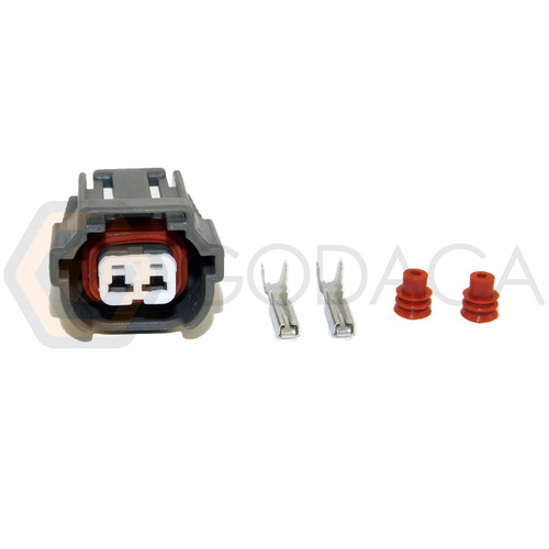 1x Connector 2-way for Fuel injector Mitsubishi 195500-5690  w/out wire