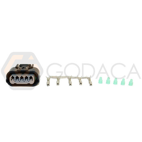 1x Connector 5-way 5 pin for Mass Air Flow Honda 37980-RNA-A01 w/out wire