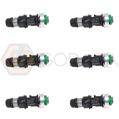 6x Fuel Injector for Chevrolet Blazer 25320687