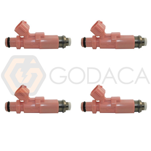 4x Fuel Injector for Toyota 23250-74190