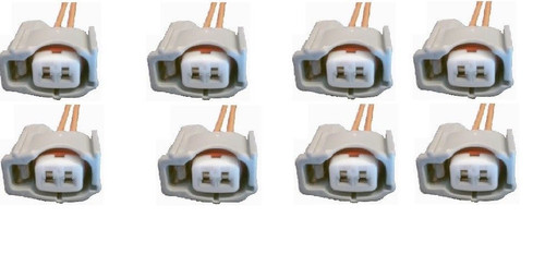 8x Connector 2-way 2 pin for Toyota Fuel Injector 90980-11875