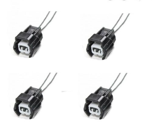 4x Connector 2-way 2 pin for fuel injector 16600-53J03