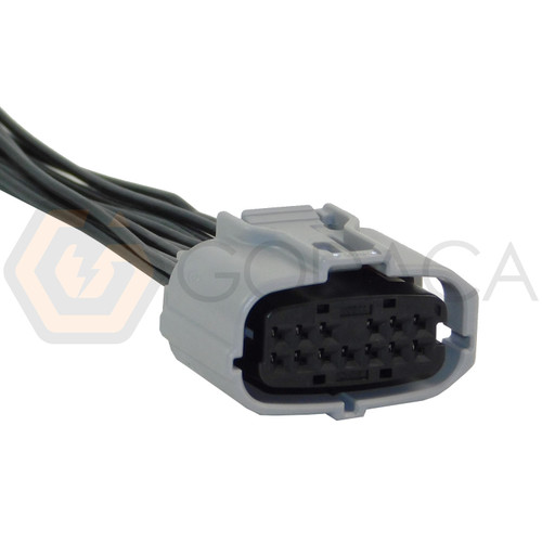 1x Connector 13-way for transmission solenoid 90980-12326
