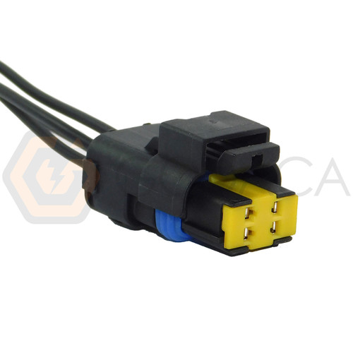 1x Connector 4-way for Fog Lights WPT-1395