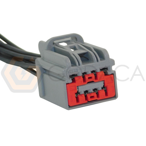 1x Connector 8-way for Door Lock Actuator WPT-1212