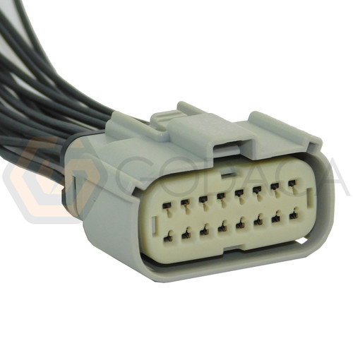 1x Connector 16-way 16 pin WPT-1320