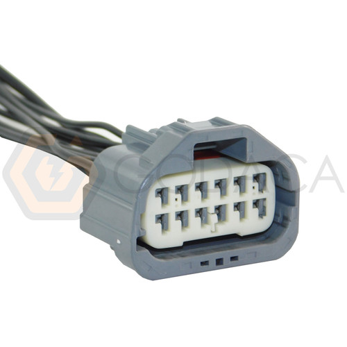 1x Connector 12-way for Connector Inline WPT-1208