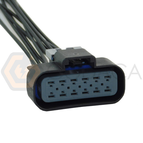 1x Connector 12-way for Chassis Wiring Harness PT1587