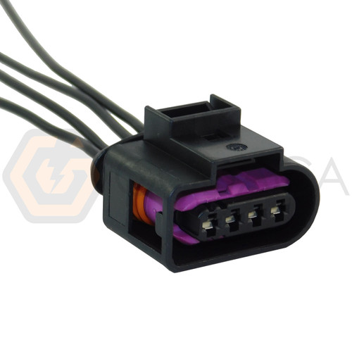 1x Connector 4-way for ignition coil 4D0 971 994