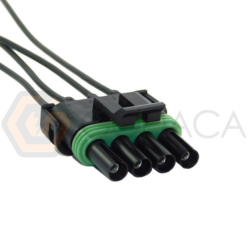 1x Connector 4-way for Wiring Harness Lamp PT519