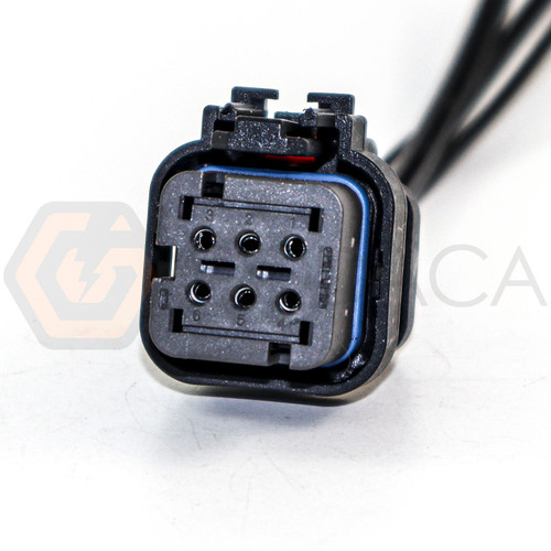 1x Connector 6-way for Flow Valve Control PT2621