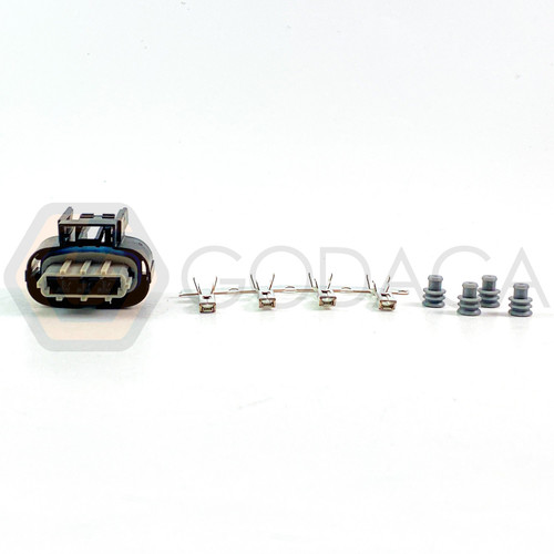 1x Connector 4-way for Manifold Pressure WPT-1232  w/out wire