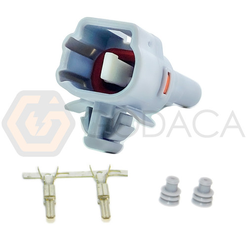 1x Male Connector 2-way for Fog light 90980-11002 w/out wire