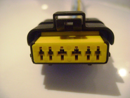 1x Connector 6-way for Mass air flow sensor 5WK9623 5WK9620
