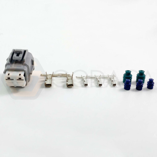 1x Connector 5-way for hydraulic booster 90980-10946 w/out wire