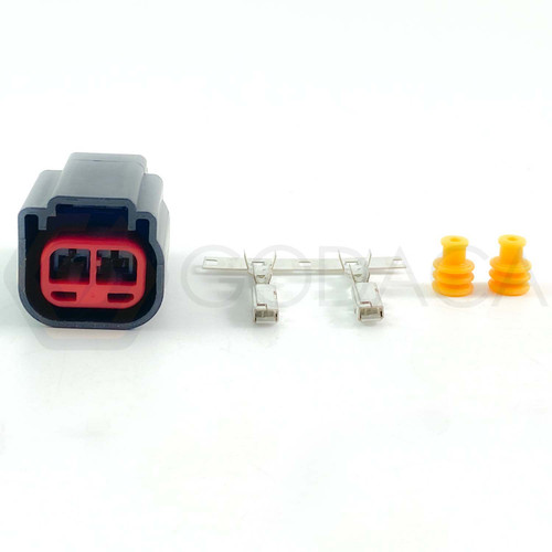 1x Connector 2-way for Transfer Case WPT-698 w/out wire