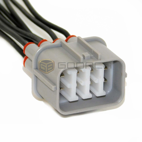 1x Male Connector 8-way for Distributor 30100-P2E-A12