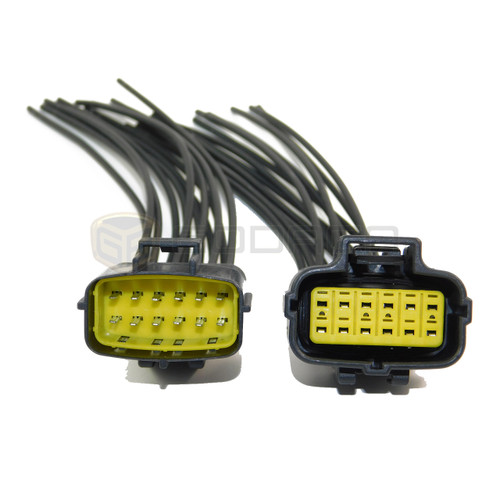 1x Female and Male Connector 12-way for Ford Transmission WPT-996