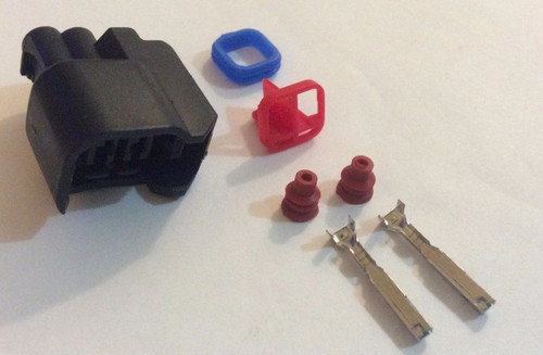 1x Connector 2-way for Chevrolet Fuel Injector PT1763 w/out wire