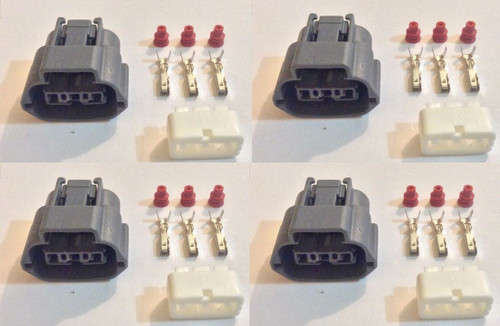 4x Connector 3-way for Mazda Ignition Coil GN10499 w/out wire