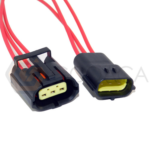 1x Female and Male Connector 3-way for Ford Inertia WPT-414